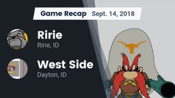 Recap: Ririe  vs. West Side  2018