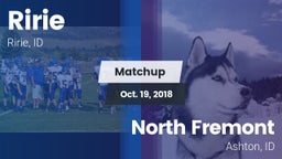 Matchup: Ririe vs. North Fremont  2018