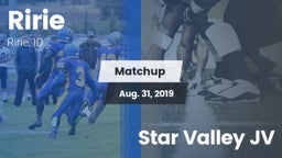 Matchup: Ririe vs. Star Valley JV 2019