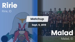 Matchup: Ririe vs. Malad  2019