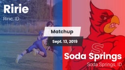 Matchup: Ririe vs. Soda Springs  2019