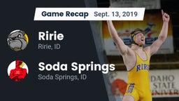 Recap: Ririe  vs. Soda Springs  2019