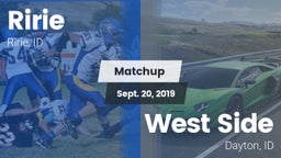 Matchup: Ririe vs. West Side  2019