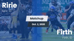 Matchup: Ririe vs. Firth  2020