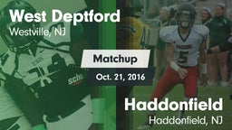 Matchup: West Deptford vs. Haddonfield  2016