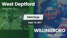 Matchup: West Deptford vs. WILLINGBORO  2017