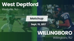 Matchup: West Deptford vs. WILLINGBORO  2016