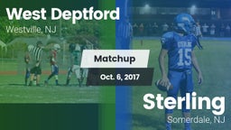 Matchup: West Deptford vs. Sterling  2017