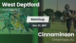 Matchup: West Deptford vs. Cinnaminson  2017