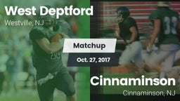 Matchup: West Deptford vs. Cinnaminson  2016