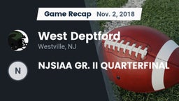 Recap: West Deptford  vs. NJSIAA GR. II QUARTERFINAL 2018