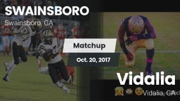 Matchup: Swainsboro vs. Vidalia  2017