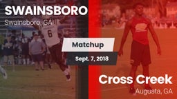 Matchup: Swainsboro vs. Cross Creek  2018