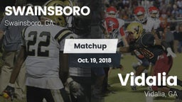 Matchup: Swainsboro vs. Vidalia  2018