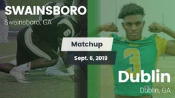 Matchup: Swainsboro vs. Dublin  2019