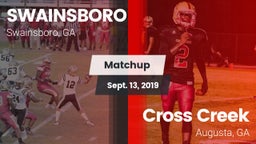 Matchup: Swainsboro vs. Cross Creek  2019
