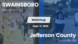 Matchup: Swainsboro vs. Jefferson County  2020