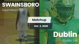 Matchup: Swainsboro vs. Dublin  2020
