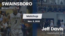 Matchup: Swainsboro vs. Jeff Davis  2020