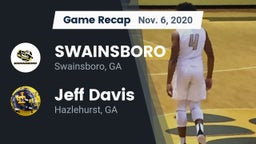 Recap: SWAINSBORO  vs. Jeff Davis  2020
