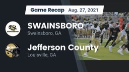Recap: SWAINSBORO  vs. Jefferson County  2021