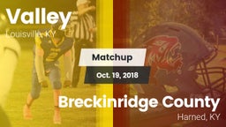 Matchup: Valley vs. Breckinridge County  2018