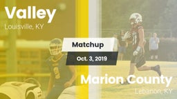 Matchup: Valley vs. Marion County  2019