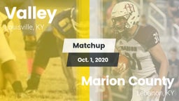 Matchup: Valley vs. Marion County  2020