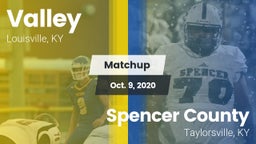 Matchup: Valley vs. Spencer County  2020