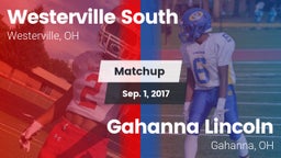 Matchup: Westerville South vs. Gahanna Lincoln  2017