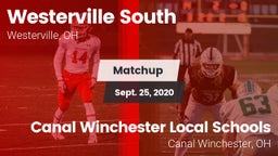Matchup: Westerville South vs. Canal Winchester Local Schools 2020