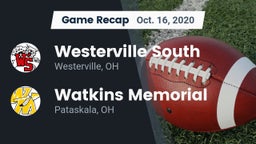 Recap: Westerville South  vs. Watkins Memorial  2020