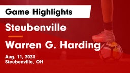 Steubenville  vs Warren G. Harding  Game Highlights - Aug. 11, 2023