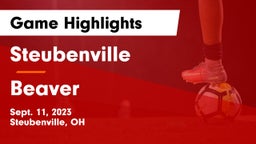 Steubenville  vs Beaver  Game Highlights - Sept. 11, 2023