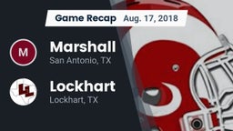 Recap: Marshall  vs. Lockhart  2018