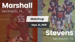 Matchup: Marshall  vs. Stevens  2018