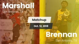 Matchup: Marshall  vs. Brennan  2018