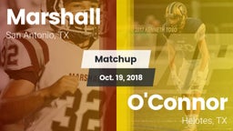 Matchup: Marshall  vs. O'Connor  2018