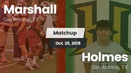 Matchup: Marshall  vs. Holmes  2018