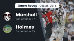 Recap: Marshall  vs. Holmes  2018