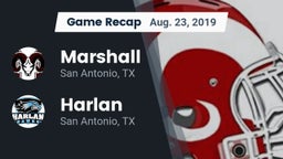 Recap: Marshall  vs. Harlan  2019