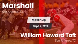 Matchup: Marshall  vs. William Howard Taft  2019