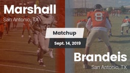 Matchup: Marshall  vs. Brandeis  2019