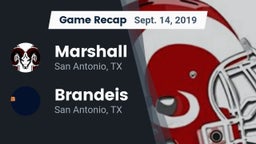 Recap: Marshall  vs. Brandeis  2019