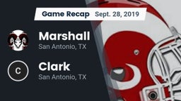 Recap: Marshall  vs. Clark  2019
