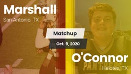 Matchup: Marshall  vs. O'Connor  2020