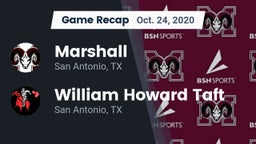 Recap: Marshall  vs. William Howard Taft  2020