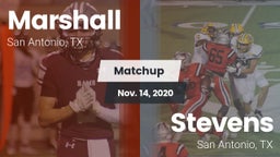 Matchup: Marshall  vs. Stevens  2020