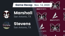 Recap: Marshall  vs. Stevens  2020