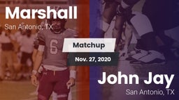Matchup: Marshall  vs. John Jay  2020